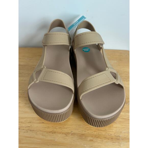 Reef Women's Water Rem Higher Platform Sandals - Pale Banana NWT Size 9 - Picture 3 of 5